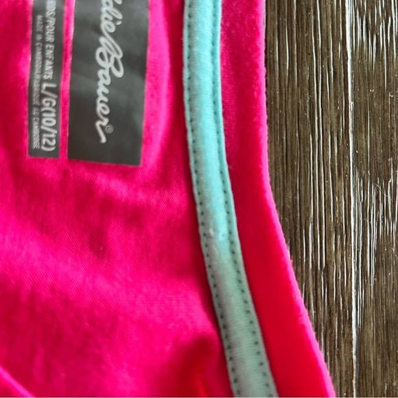 Eddie Bauer Kids “Be Kind” Pink T-Shirt | Girls size Large 10/12 - Picture 5 of 6